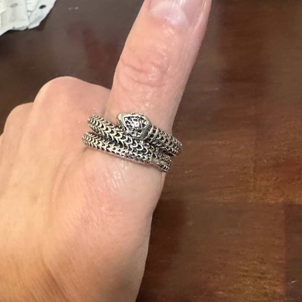 Silver Snake Ring - Picture 3 of 4